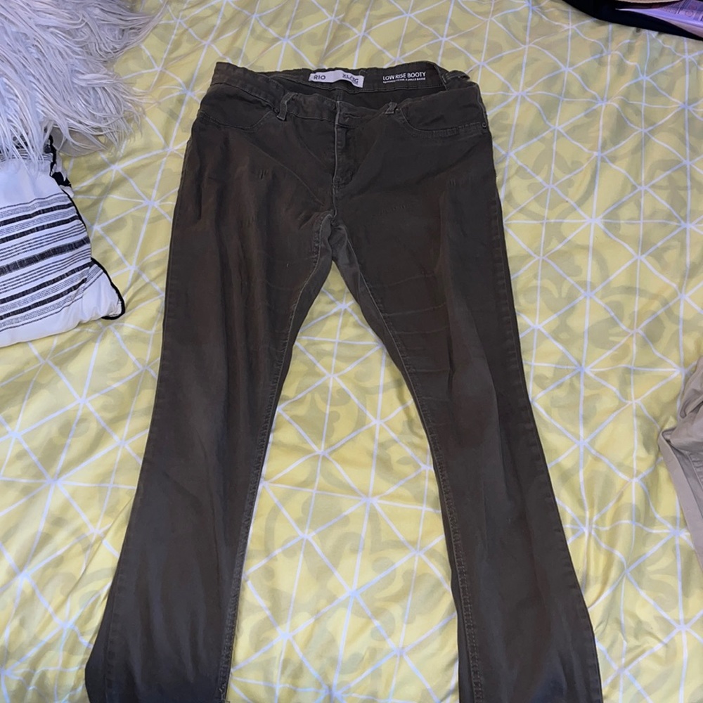 Olive jeans